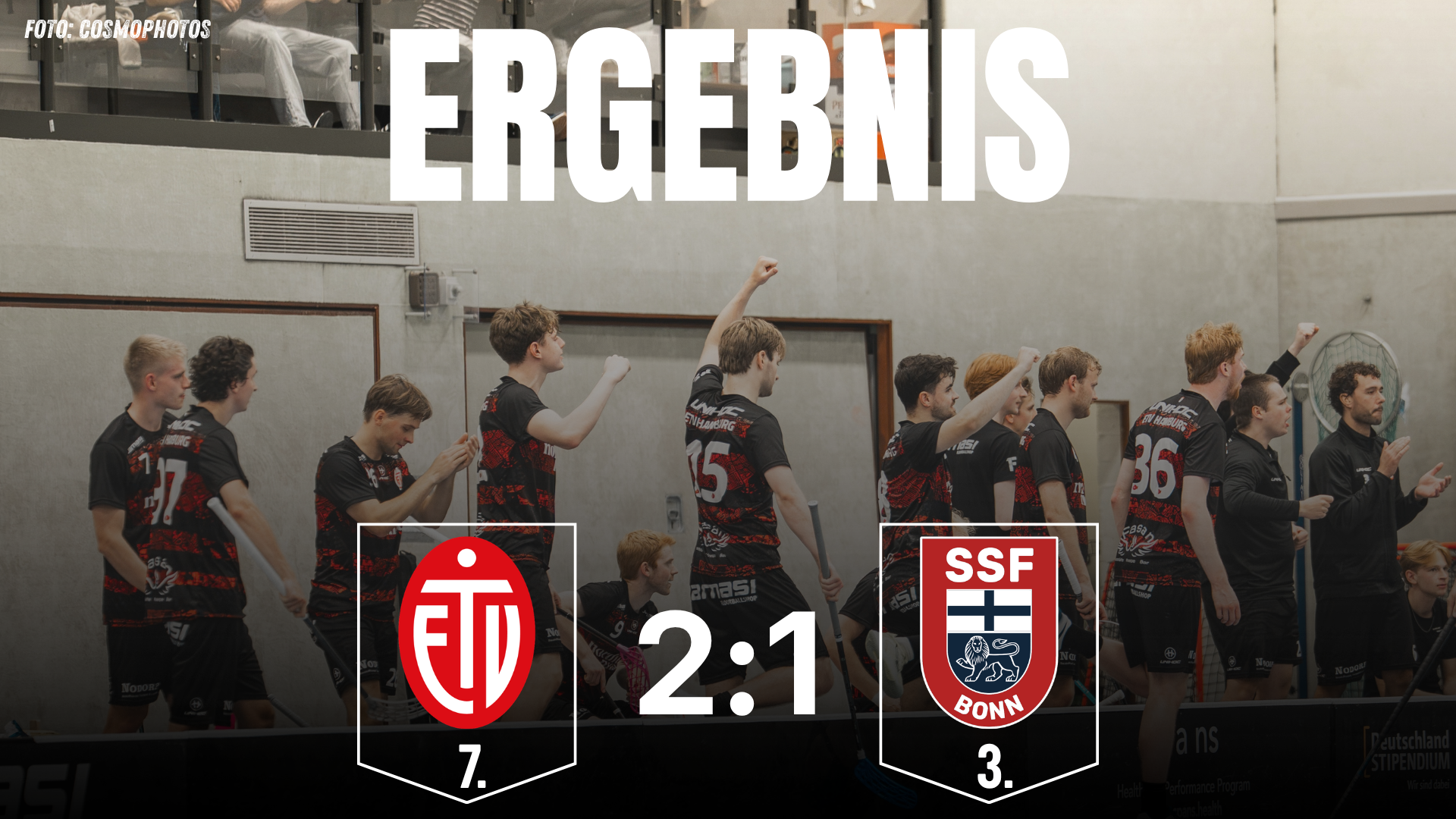 Sensation in der Hoheluft! Die Piranhhas schlagen die Dragons mit 2:1!